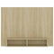 Tv-wandmeubel 120x23,5x90 cm bewerkt hout sonoma eikenkleurig