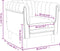 vidaXL Fauteuil fluweel wijnrood