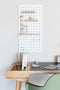 Zuiver Bundy Ophangbord/ Mageneetbord Wit