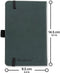 Dingbats A6 Pocket Wildlife Green Deer Notebook - Plain