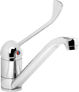 Plieger Smart Keukenkraan - Eengreeps - Lange Hendel Draaibaar - Chroom