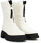 POSH by Poelman MOON - Dames Enkellaars - Gevoerd bovenwerk - Wit - Maat 36