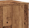 vidaXL - Plantenstandaard - 33x33x100 - cm - bewerkt - hout - oud - houtkleurig