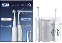 Oral-B iO Series 4 - Elektrische tandenborstel met OxyJet monddouche - Wit (1 stuk)