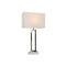 Bureaulamp Home ESPRIT Wit Zilverkleurig 50 W 220 V