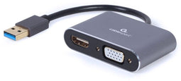 USB naar HDMI + VGA beeldschermadapter, space grey