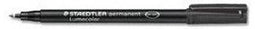 Viltstift Staedtler Lumocolor 317 permanent M zwart - 10 stuks