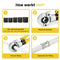 Malmoo Perstang TH Set - Hydraulische Krimptang - 360° draaibare perskop - (inclusief TH16, TH20, TH25, TH26 & TH32)