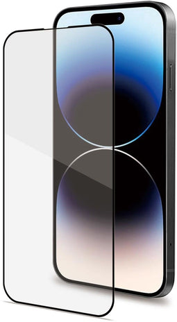 Celly FULLGLASS1054BK - Telefoonhoesje - Inclusief screenprotector - Transparant