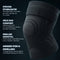 MR. PANACHE Kniebrace - Patella Brace - Verstelbare Compressie - Zwart - Maat XL