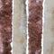 vidaXL - Vliegengordijn - 90x200 - cm - chenille - beige - en - lichtbruin