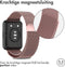 imoshion Milanees magnetisch bandje - Geschikt voor Huawei Watch Fit 2 - Roze