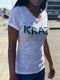 Krazy - T-shirt - Luchtig met tekst - Wit - XS