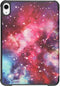 iMoshion Tablet Hoes Geschikt voor iPad Mini 6 (2021) - iMoshion Design Trifold Bookcase - Paars /Space
