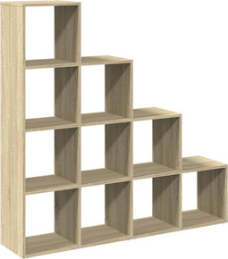 vidaXL - Kamerscherm - / - boekenkast - 131,5x29x131,5 - cm - hout - sonoma - eiken