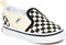 VANS TD Asher V - Lage sneakers - Klittenbandsluiting - (CHECKERS) BLACK/NATURAL - Maat 22