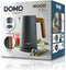 DOMO DO9268WK - Waterkoker - 1,7L 360° draaibaar - Grijs met houtlook