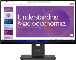 Lenovo ThinkVision T24D-40 - LCD Beeldscherm 60,5 cm (23.8") Full HD 1920 x 1080 16:9 Zwart