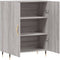 vidaXL - Dressoir - 69,5x34x90 - cm - bewerkt - hout - grijs - sonoma - eikenkleurig