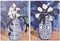 Schilderij DKD Home Decor Vaas Orientaals (50 x 1,8 x 70 cm) (2 Stuks) (12 Stuks)