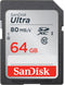 SanDisk Ultra - SDXC Geheugenkaart 64GB - Class 10 - Water- en schokbestendig