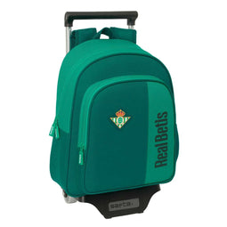 Schoolrugzak met Wielen Real Betis Balompié Groen 28 x 34 x 10 cm