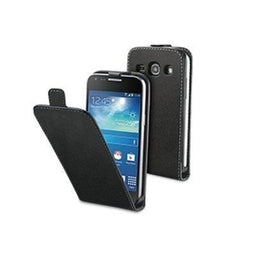 muvit Galaxy Core Plus - Slim Case - Elegante etui met sluitclip - Zwart