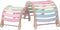 KateHaa Houten XXL Klimboog Rocker Pastel - Klimrek - Houten Montessori Speelgoed