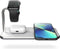 Otterbox Zens Dual+Watch - Draadloze Oplader 10W - Aluminium Wit