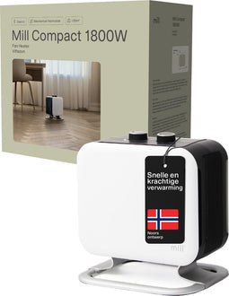 Mill CUS1800MECWA - Ventilatorkachel - 1800 Watt - tot 30m2 - Wit
