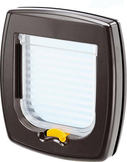 Ferplast Katten- En Hondenluik Swing 1 Bruin/transparant