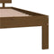 vidaXL - Bedframe - massief - grenenhout - honingbruin - 140x200 - cm