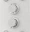 vidaXL - Douchepaneel - 25x47,5x130 - cm - glas - wit