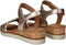 Gabor 82.759.89 - Sleehak Sandalen - Vlechtwerk - Satin Metallic Puder
