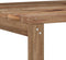 vidaXL - Tuinmiddenbank - pallet - bruin - geïmpregneerd - grenenhout