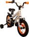 Volare Rocky - Kinderfiets - 12 inch - Handrem en zijwieltjes - Grijs