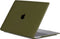 Lunso Geschikt voor MacBook Pro 16 inch (2019) cover hoes - case - Sand Army Green