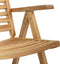 vidaXL - Tuinstoelen - 2 - stuks - Massief - Teakhout