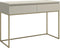 Selsey Bemmi - Make-uptafel met lades - Grijsbeige met gouden poten