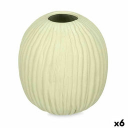 Vaas Groen Dolomite 15 x 18 x 15 cm (6 Stuks) Bol Strepen