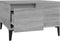 vidaXL - Salontafel - 55x55x36,5 - cm - bewerkt - hout - grijs - sonoma - eikenkleurig
