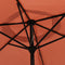 vidaXL - Parasol - 200x224 - cm - aluminium - terracotta