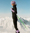 Skiglitz Sisi Legging - Glanzende Ski Legging - Iconisch Logo - Zwart - Maat 36