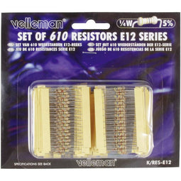 SET VAN 610 WEERSTANDEN (E12-reeks) (K/RES-E12)