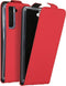 Accezz Flipcase - Geschikt voor Samsung Galaxy S21 - Met pasjeshouder - Rood