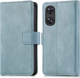 iMoshion Hoesje Geschikt voor Oppo Reno 8 T (4G) Hoesje Met Pasjeshouder - iMoshion Luxe Bookcase - Lichtblauw