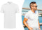 Milanoro - Elegante polo voor heren - Ademend en elastisch - Koningsblauw - XXL