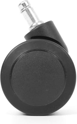 5x Workliving Bureaustoelwielen 11mm/60mm - Alle vloeren - Ongeremd