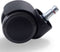 5x Workliving Bureaustoelwielen No-Noise 11x50mm - Zachte wielen - Harde vloeren - Ongeremd