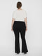 Vero Moda Curve VMKAMMA NW FLARED JERSEY PANT CURVE - Dames Broek - Mid-waist flare - Maat 50